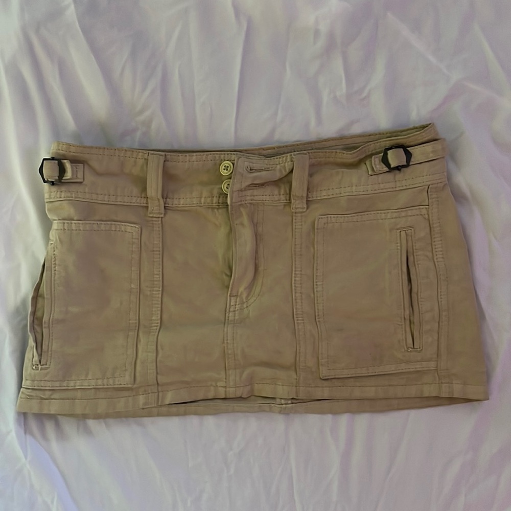 BRANDY TAN MINI SKIRT SMALL / ONE SIZE